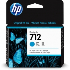 HP 712 29ml Cyan DesignJet Ink Cartridge (3ED67A)