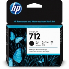 HP 712 80ml Black DesignJet Ink Cartridge (3ED29A)