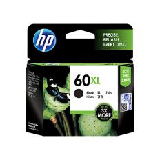 HP 60XL High Yield Black Original Ink Cartridge (CC641WA)