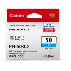 Mực in Canon PFI-50 Cyan Ink Tank (0535C001AA)