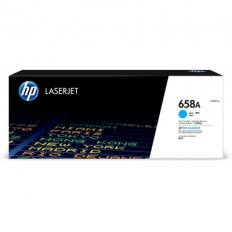 HP 658A Cyan Original LaserJet Toner Cartridge (W2001A)